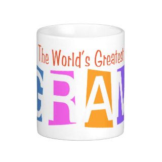 Retro World's Greatest Gram Coffee Mugs
