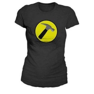 Dr. Horrible's Sing A Long Blog Captain Hammer Logo Replica Juniors/Womens T Shirt Clothing