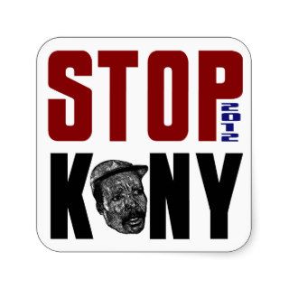 Stop Kony 2012 Stickers