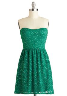 Glittering Emerald Dress  Mod Retro Vintage Dresses