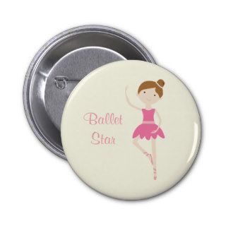 Ballet Star Ballerina 1 Button