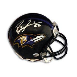 Ray Lewis Signed Ravens Mini Helmet Sports & Outdoors
