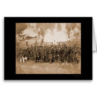 3rd Connecticut Infantry at Camp Douglass 1861 Card