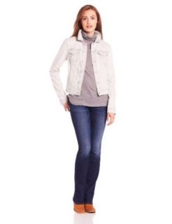 Calvin Klein Jeans Women's Denim Trucker Jacket, Ghost Grey, Small