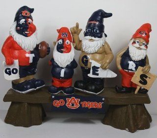 Auburn Tigers Forever Collectibles NCAA Fan Gnome Bench  Sports Fan Outdoor Statues  Sports & Outdoors