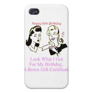 Botox 30th Birthday Gifts iPhone 4/4S Cover