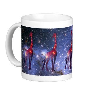 Galaxy Giraffe Coffee Mugs