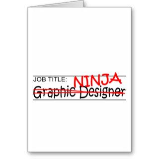 Job Title Ninja   Graphic Designer Cards