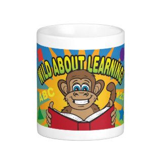 Wild About Learning Monkey Elementary Teacher Mug