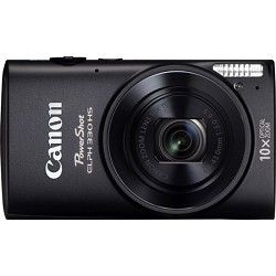 Canon Powershot ELPH 330 HS Black 12.1MP Digital Camera with 10x Opt. Zoom and W