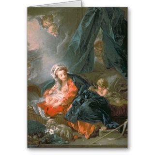 Madonna and Child, 18th century Greeting Cards