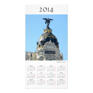 Madrid 2014 Calendar Photo Card