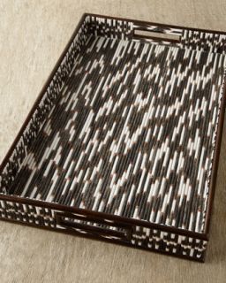 Porcupine Quill Tray   Janice Minor Export