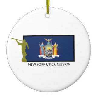 NEW YORK UTICA MISSION LDS CTR CHRISTMAS TREE ORNAMENT