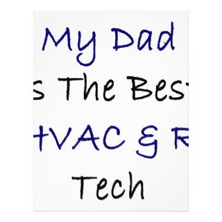 My Dad Is The Best HVAC & R Tech Flyer