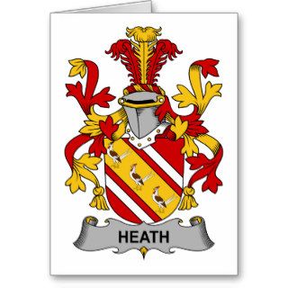 Heath Family Crest Greeting Card