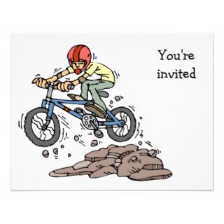 BMX Dirt Bike Party Invitations