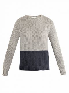 Bi colour waffle knit sweater  Richard Nicoll  IO