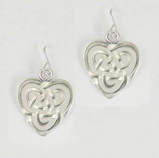 Perfect Celtic Love Knot Sterling Earrings Made in America The Silver Dragon Jewelry