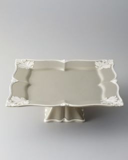 Square Baroque Footed Cake Stand