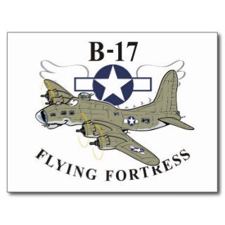 B 17 flying fortress post cards