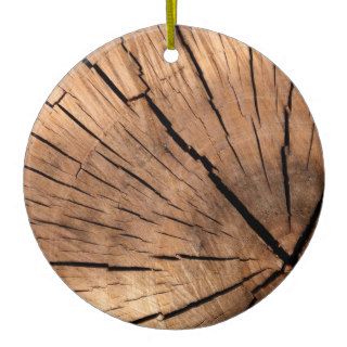 Wood Log Ornaments