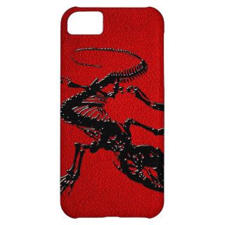 [68] Komodo Dragon Skeleton [Black] Case For iPhone 5C