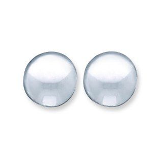 Sterling Silver Non Pierced Button Earrings Jewelry