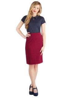 Big City Shopping Skirt in Cranberry  Mod Retro Vintage Skirts