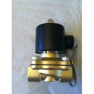 1/2 Solenoid Valve 12v DC Brass Electric Air Water Gas Diesel Normally Closed NPT High Flow Industrial Solenoid Valves
