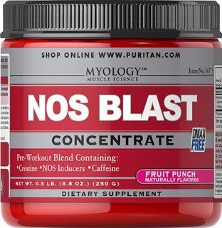 Myology Nos Blast Ultra Concentrate Fruit Punch 250 g Fruit Punch Powder Health & Personal Care