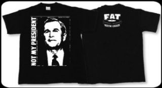 George W. Bush  NOT MY PRESIDENT T shirt, Size X Large Clothing