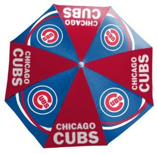 Chicago Cubs Beach Umbrella  Sports Fan Golf Umbrellas  Sports & Outdoors