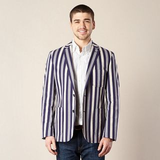 J by Jasper Conran Designer navy college stripe blazer