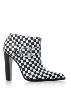 Check leather ankle boots  Altuzarra