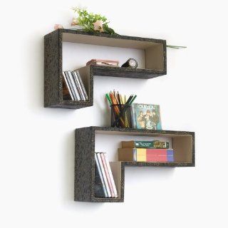 Trista   [Beyond Retro] Gun Shaped Wall Shelf / Bookshelf / Floating Shelf (Set of 2)   Floating Shelves