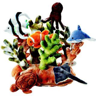 FAO Schwarz Coral Reef Habitat 7 Piece Plush Toys & Games