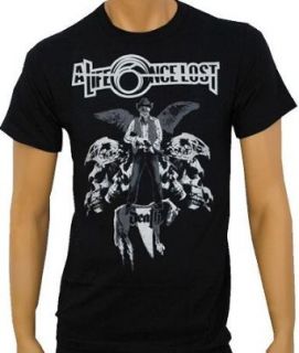 A LIFE ONCE LOST   Death   Black T shirt Clothing