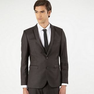 Thomas Nash Dark grey split seam suit jacket