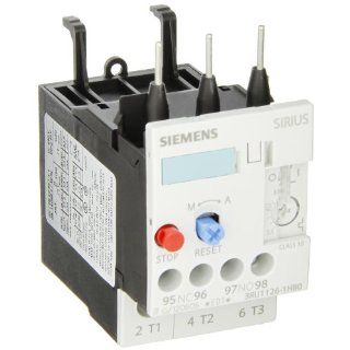 Siemens 3RU11 26 1HB0 Thermal Overload Relay, For Mounting Onto Contactor, Size S0, 5.5 8A Setting Range