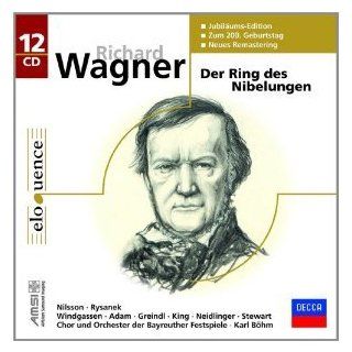 Richard Wagner Der Ring Des Nibelungen [COMPLETE] (Limited Edition 2013; Newly Remastered onto 12 CD's in Honor of Wagner's 200th Birthday) [ Birgit Nilsson, Leonie Rysanek, Anneliese Burmeister, Wolfgang Windgassen, James King, Theo Adam, Thomas 