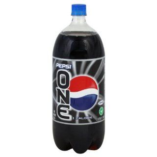 Pepsi One Cola, One Calorie, 2 Liter, (Pack of 2)  Soda Soft Drinks  Grocery & Gourmet Food