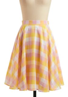 A Splash of Citrus Skirt  Mod Retro Vintage Skirts