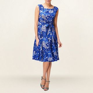 Phase Eight Blue And White Carianne Print Dress