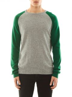 Contrast sleeve cashmere sweater  Chinti and Parker  MATCHES