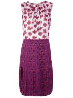 Tory Burch Floral Pleated Dress