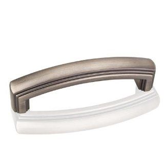 Jeffery Alexander By Hardware Resources 519 96bnbdl 4 1/4 Overall Length Zinc Die Cast Cabinet Pull (Drawer Handle) In Bright Nickel Burnished With A Dull Lacquer   Cabinet And Furniture Pulls  