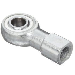 Sealmaster CTFD 7 Rod End Bearing, Three Piece, Commercial, Self Lubricating, Female Shank, Right Hand Thread, 7/16" 20 Shank Thread Size, 7/16" Bore, 7 degrees Misalignment Angle, 9/16" Length Through Bore, 1 1/8" Overall Head Width, 