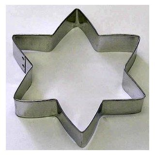 RM Magen David Star of Metal Cookie Cutter for Jewish Holiday Baking / Christmas Hannukah Party Favors / Scrapbooking Stencil 5" Kitchen & Dining