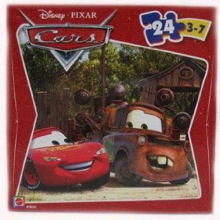 Disney Pixar Cars Lightning McQueen & Mater 24 Piece Puzzle Toys & Games